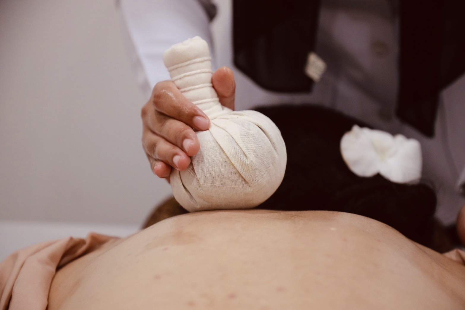 Hot herbal compress